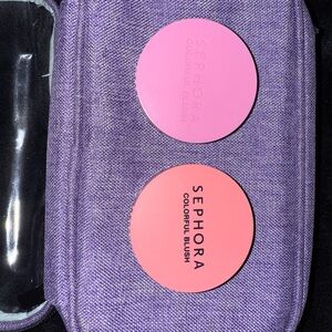 Sephora Colorful Blush/eye shadow Duo in Trust Yourself & Flirt It Up.